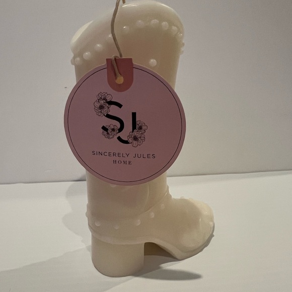 💰Saddle Up!! Cute Cowboy Boot and Hat Candles- Set of 2- NWT - Picture 6 of 6